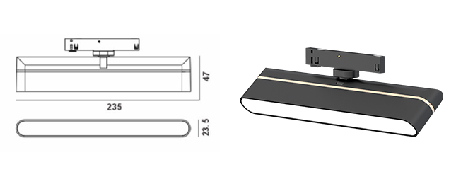 OLEO5-FD12D adjustable flood track light size.jpg